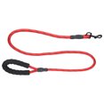 thumbnail image 2 of Dog Leash, Dog  Leash Beautiful Color Reflective Dog Leash Durable Lightweight 1.5 Meters Long with Belt Buckle for Go for Walk for Medium and Large Dogs Blue,Black,Red,Green, 2 of 8