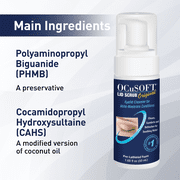 OCuSOFT Lid Scrub Original Compliance Kit (50 Milliliters Foam Bottle + 100 Dry Lint Free Pads),