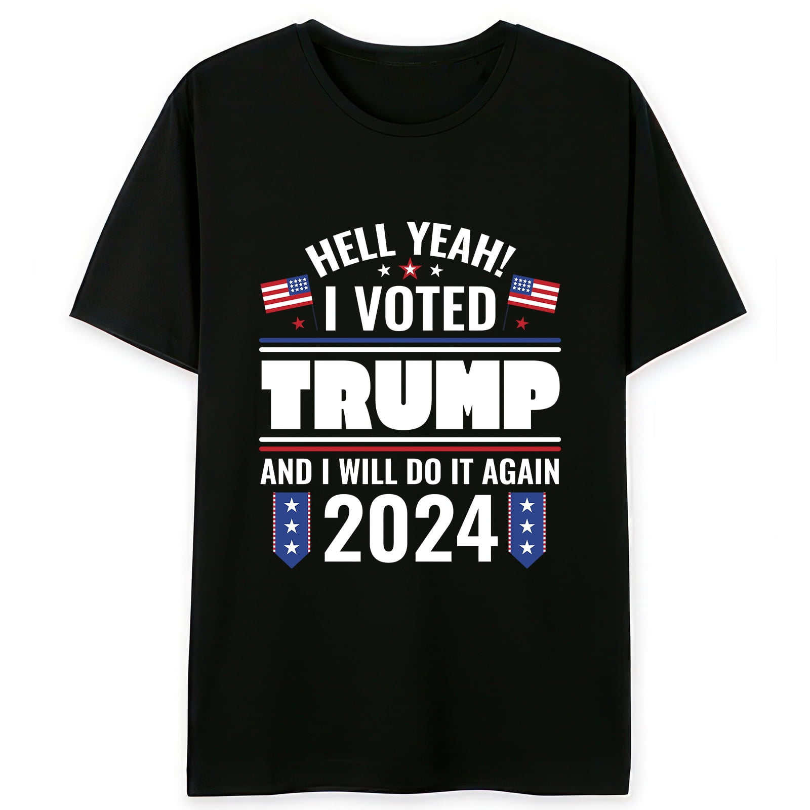 Trump 2025 Men and Women Tshirt Casual Short Sleeve Round Neck Tops T
