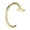 A-gold, variant on 10mm Stainless Steel Fake Nose Ring Hoop Septum Rings C Clip Lip Ring Earring Fake Nose Piercing Women Body Jewelry Non-Pierced