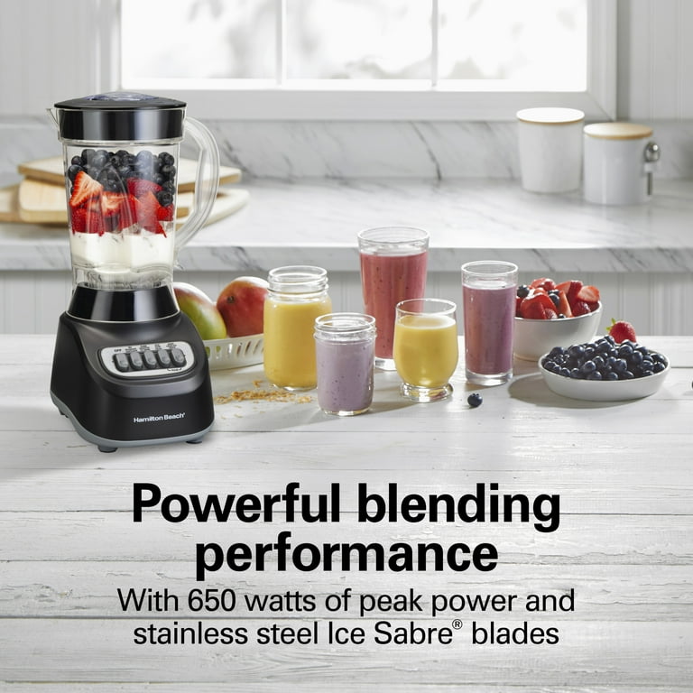 Hamilton Beach Quiet Kitchen System Smoothie Blender, 48 oz. Jar