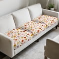 thumbnail image 3 of Xixirimido Couch Cushion Covers Sofa Covers Washable for Cushion Couch, 3Pcs Stretch Cushion Slipcover Furniture Protector with Elastic Bottom, Boho Floral White, 3 of 8