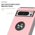 thumbnail image 5 of JTCASES for Googl Pixel 8 Pro Case, Car Mount Bracket 2-layer Hybird Shockproof PC TPU Anti-fall Slim Fit Lightweight Magnetic Cover for Googl Pixel 8 Pro - Rosegold, 5 of 7