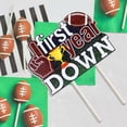 thumbnail image 5 of 1 Pieces First Year Down Wooden Cake Toppers for Boys and Girls, Cupcake Picks Decorations for First Year Down Theme Baby Shower Birthday Party Decorations Supplies, 5 of 6