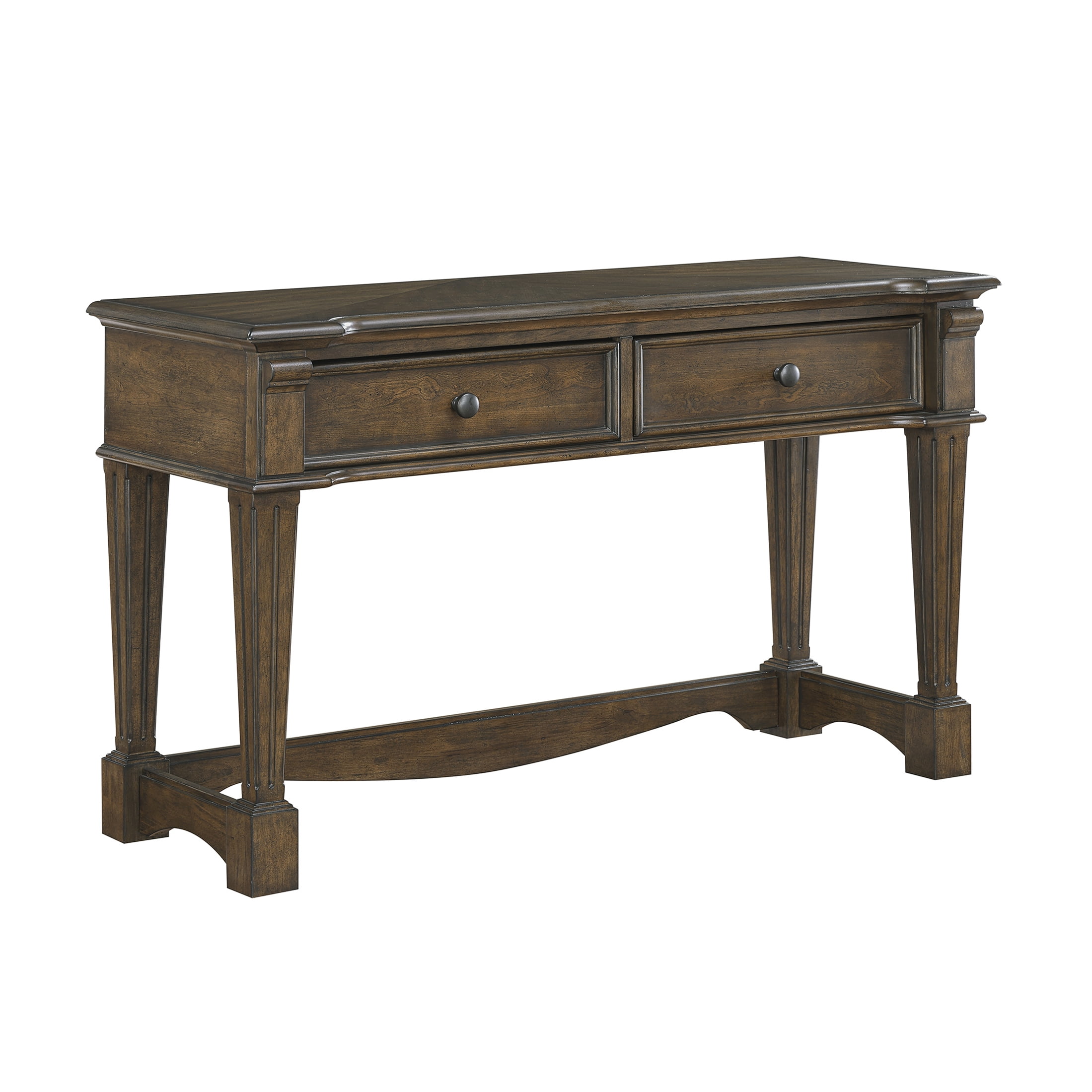 OakvillePark Soren Sofa Table with 2 Drawers, Brown