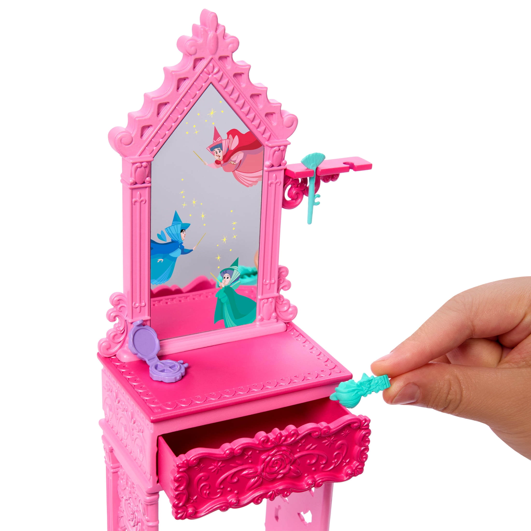 Disney Princess Enchanted Stories Aurora Styling Set Vanity & 9 Accessories [Walmart Exclusive]