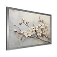 thumbnail image 4 of Designart "White Apple Blossom Minimalism" Apple Blossom Picture Framed Wall Art Prints, 4 of 5