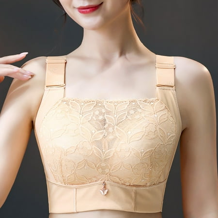 Lisbinx Bras for Women Full Coverage Women s Comfortable Breast Casual Bra Underwear Sexy Lace Large Size Clearance Sales Today Deals Prime
