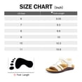 thumbnail image 6 of Pennysue Women's Arch Support Sandals White Woven Orthopedic Walking Sandals 8M, 6 of 6