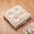 thumbnail image 7 of Thick Floor Cushion Seat 18x18 with Handles, Velvet Floor Pillow Mat for Adults, , Meditation, Reading and Lounge Seating, 7 of 7