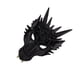 thumbnail image 2 of Máscara de dragón Matsuzay para fiesta de Halloween de PU negro, 2 of 6