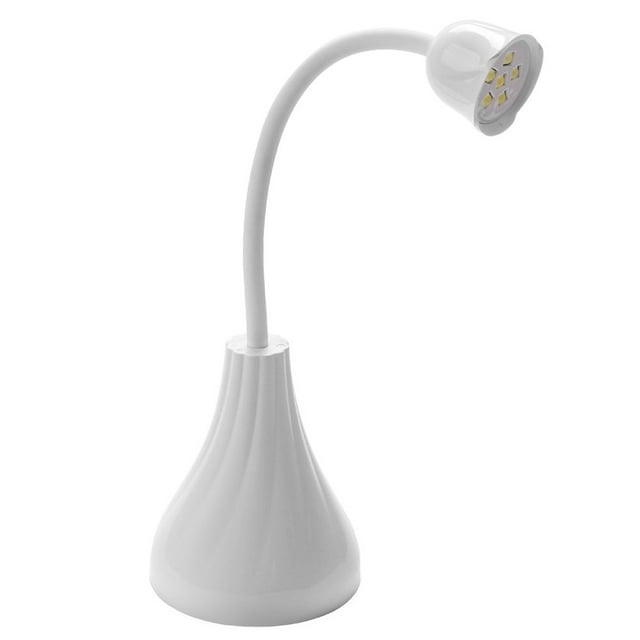 LED Lampe à Ongles 360 ° Rotatif Col de Cygne Ongles Durcissement Lumière Main-Libre Vernis à Ongles Sèche Machine Mini Lotus USB Rechargeable Rapide Sèche Lampe de Guérison pour Gel à Ongles Bricolage Usage Domestique