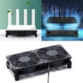 thumbnail image 4 of Router Plug and Play USB Silent Cooling Base-Dual Cooling Cooler Fan, 4 of 8