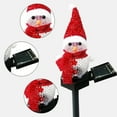 thumbnail image 4 of Gaecuw Solar Snowman Garden Pile Decorative Metal, Christmas Ornament, Lighted Christmas Decorations, Christmas Outdoor Decoration Christmas Centerpieces for Tables for Holiday Party Decor, 4 of 6
