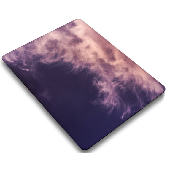 KSK KAISHEK Hard Case Shell Cover Only Compatible Newest MacBook Pro 13" 2022-2016 A2338 M1&A2289&A2251&A2159&A1989&A1706&A1708 + Black Keyboard Cover, Purple series 0594