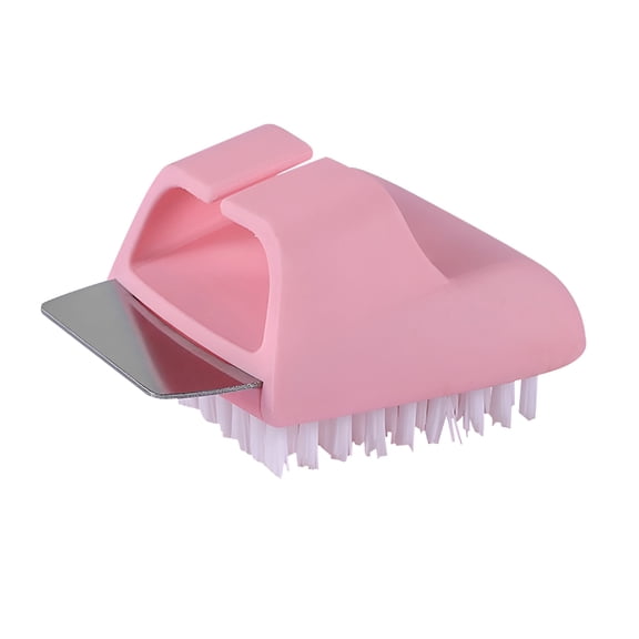 ACDANC Grill Cleaning Brush and Scraper for Pizza Stone/Oven,2-in-1 Tool with Non-Scratch Heat Proof Brass Bristles and Stainless Steel Scraper,Heat Resistant Brush Head and Handle