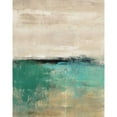 thumbnail image 3 of Vassileva, Silvia 20x24 Black Modern Framed Museum Art Print Titled - Spring Valley II Teal, 3 of 5