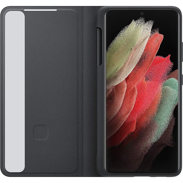 Samsung S-View Flip Case with S-Pen, Black, for Galaxy S21 Ultra