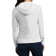 thumbnail image 2 of Mafoose Women's Juniors Jersey Full-Zip Hoodie White Large, 2 of 4
