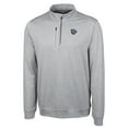 thumbnail image 2 of Men's Cutter & Buck  Gray Lehigh Valley IronPigs Stealth Heathered Quarter-Zip Top, 2 of 3