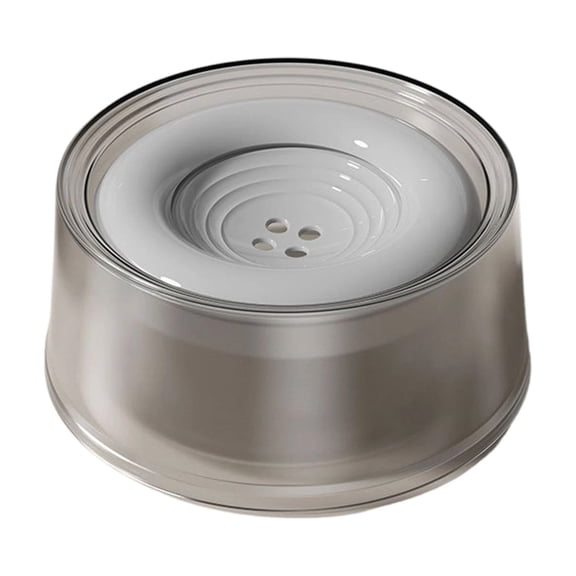 Water Bowl 1200ML Large Capacity Floating Design Spill Proof Drinking Bowl Easy Clean Durable Pet Feeding Basin Hydration Supply Tool for Cat Dog Indoor Outdoor Daily Use