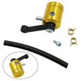 thumbnail image 2 of Motorbike Brake Fluid Reservoir Clutch Tank Oil Fluid Cup Set Gold Tone, 2 of 6
