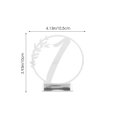 thumbnail image 2 of 10pcs Banquet Table Signs Decorative Wedding Signs Delicate Reserved Signs Wedding Accessory, 2 of 8