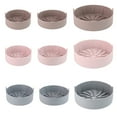 thumbnail image 3 of thinsony Airfryer Silicone Pot Rond Résistant à la Chaleur Panier Plaque Micro-Ondes Four Doublures Cuisine de Remplacement Cuisson Accessoires Rose 22cm, 3 of 4
