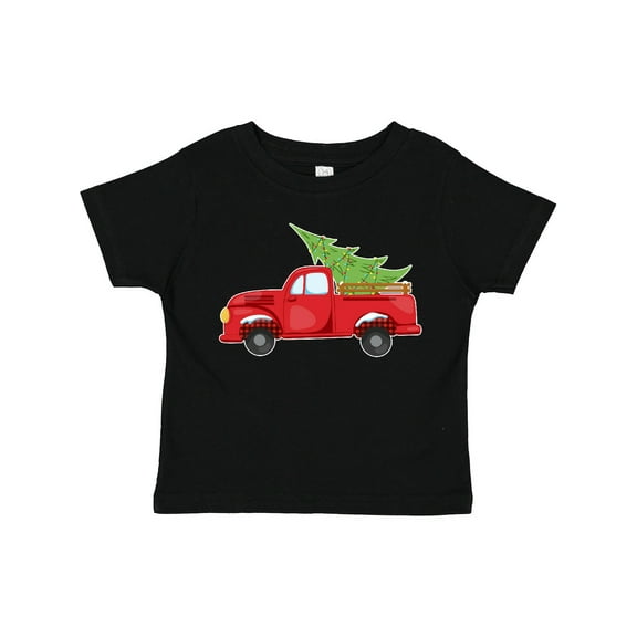 Inktastic Christmas Vintage Truck with Christmas Tree Boys or Girls Toddler T-Shirt