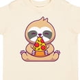 thumbnail image 4 of Inktastic Sloth Pizza Boys or Girls Toddler T-Shirt, 4 of 5