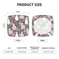 thumbnail image 5 of Bingfone Llamas Restaurant Chair Seat Covers,Removable Washable Chair Covers Protects, 5 of 8