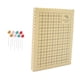 thumbnail image 5 of Kit de Tablero Y Alfileres de Macramé con Instrucciones Incluidas, Ligero, Reutilizable, con Cuadrículas para Medir Y Hacer Nudos Tú Mismo. 6x9 pulgadas, 5 of 8