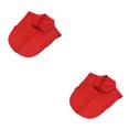 thumbnail image 2 of QualitChoice Simple Design Solid Color False Collar Formal Fashion Chiffon Fake Half Shirt Decorative Detachable Lapel Clothing Decor Red Round 2PCS, 2 of 6