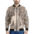 thumbnail image 2 of Chaqueta con estampado 3D de Buda y mandala para hombre y mujer, chaqueta con cremallera, informal, para la calle, para primavera y otoño, 2 of 5
