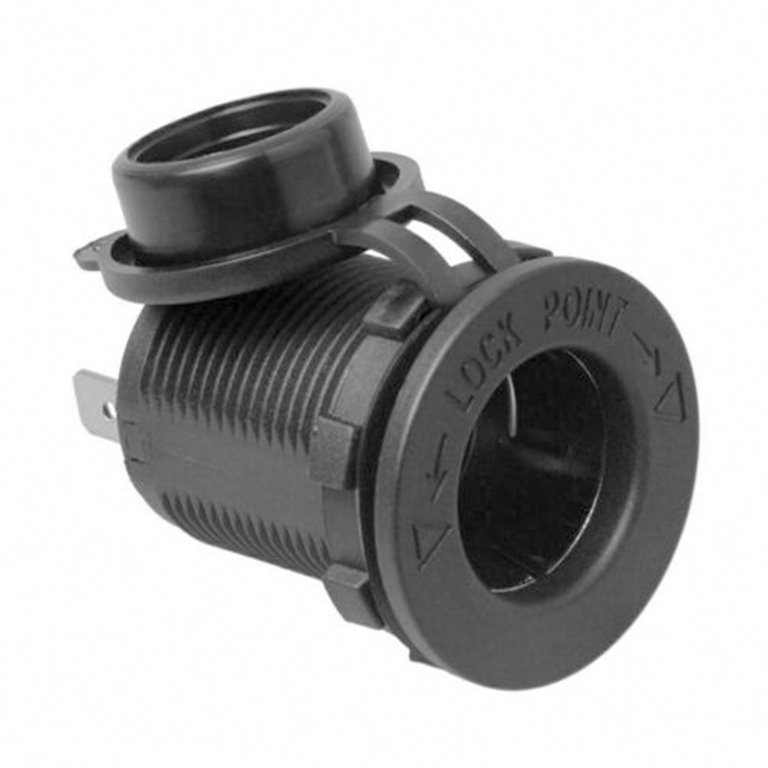 Car Boat Cigar Lighter Socket Surface Power Plug Outlet Mount Accessories  12V