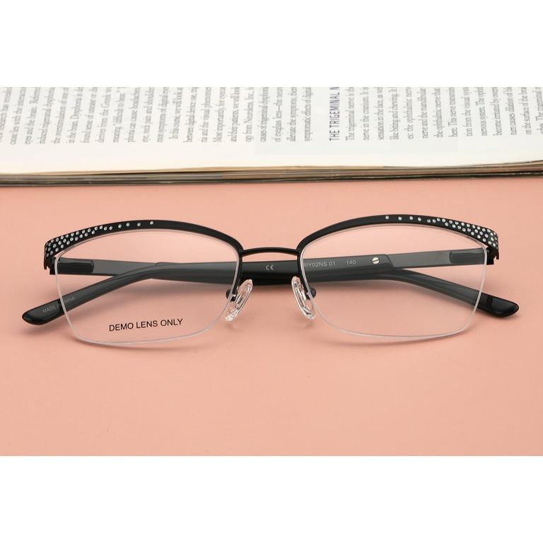 Walmart Women s Eyeglasses Black 53 17 140 with Case Walmart
