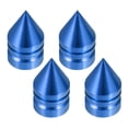 thumbnail image 1 of 4uds Coche Neumático Polvo Prueba Tapas Torre Forma Aire Válvula para Rueda Azul, 1 of 1