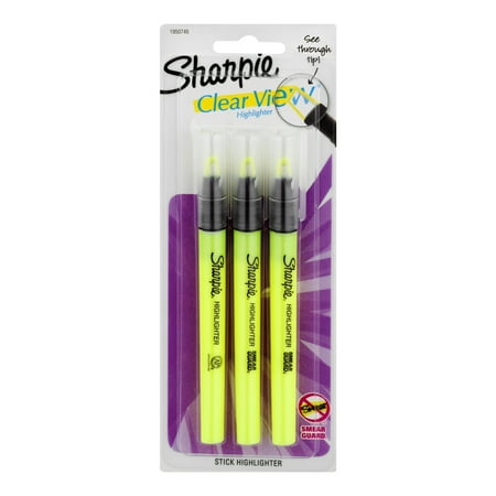 Sharpie Clear View Highlighter - 3 CT1.0 CT