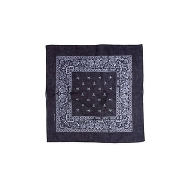 Paisley Black Bandana