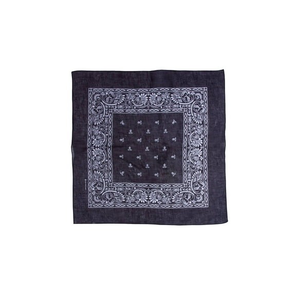 Paisley Black Bandana