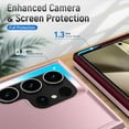 thumbnail image 3 of Entronix Heavy Duty Sleek Case for Galaxy S25 Ultra, Shockproof AntiDrop Hybrid Protection, Pink, 3 of 6
