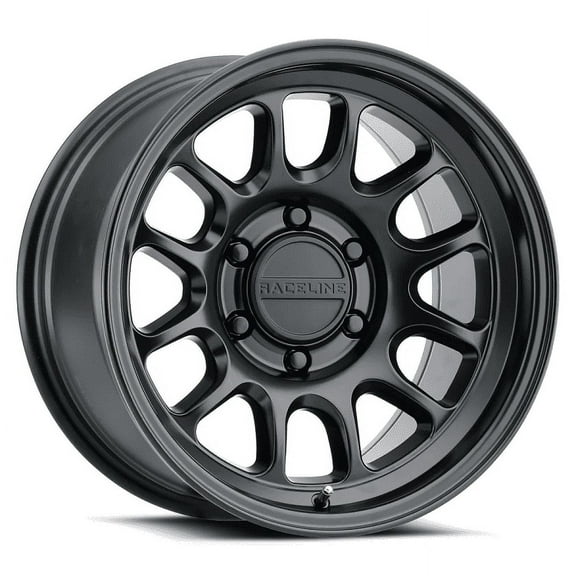 RACELINE 958B Rogue Rim 17X8 6X120 Offset 30 Satin Black (Quantity of 1)