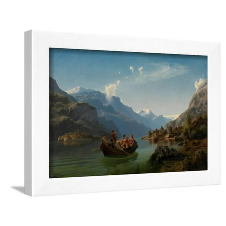 - Bridal Journey in Hardanger Framed Print Wall Art By Hans Gude