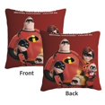 thumbnail image 3 of Fundas de almohada de terciopelo de Los Increíbles, fundas de almohada decorativas suaves y acogedoras con cremallera oculta para dormitorio, sofá, sillón, funda de almohada de terciopelo, 3 of 8