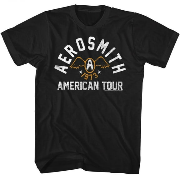 Aerosmith Seventythree Black Adult T-Shirt L