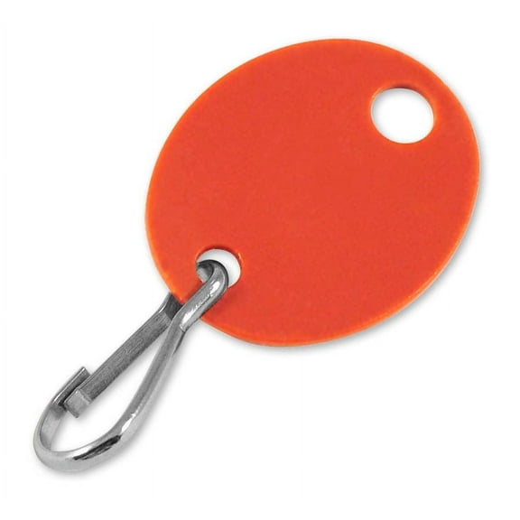 LUCKY LINE 20/PK Red Oval Tag w/ Hook