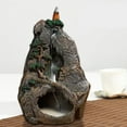 thumbnail image 3 of Backflow Incense Holder,Landscape Style Backflow Incense Incense Burner Resin Incense Holder World-Class Design, 3 of 11