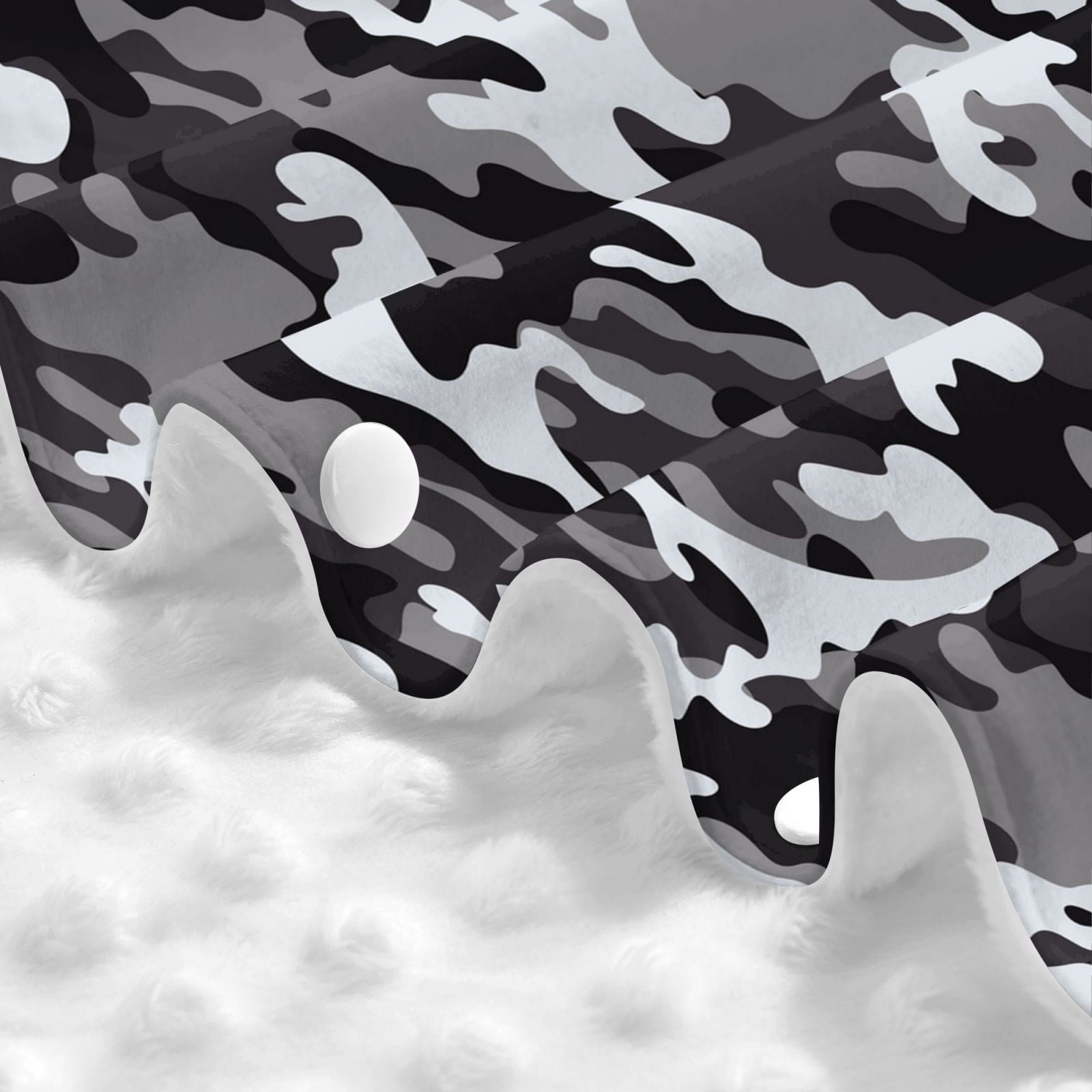 Car Seat Cover Baby - Black Grey White Camouflage Breathable Infant Car Seat Cover for Baby Carseat, Lightweight Comfort Baby Essentials Must Haves Newborn Stuff for Girl Boy