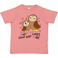thumbnail image 3 of Inktastic My Great Aunt Loves Me- cute owl family Boys or Girls Toddler T-Shirt, 3 of 5