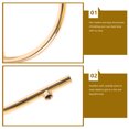 thumbnail image 3 of QUMIIRITY 1Set Golden Iron Curved Lamp Stem with Angle Adjustment for Lamp Replacement Part, 3 of 8